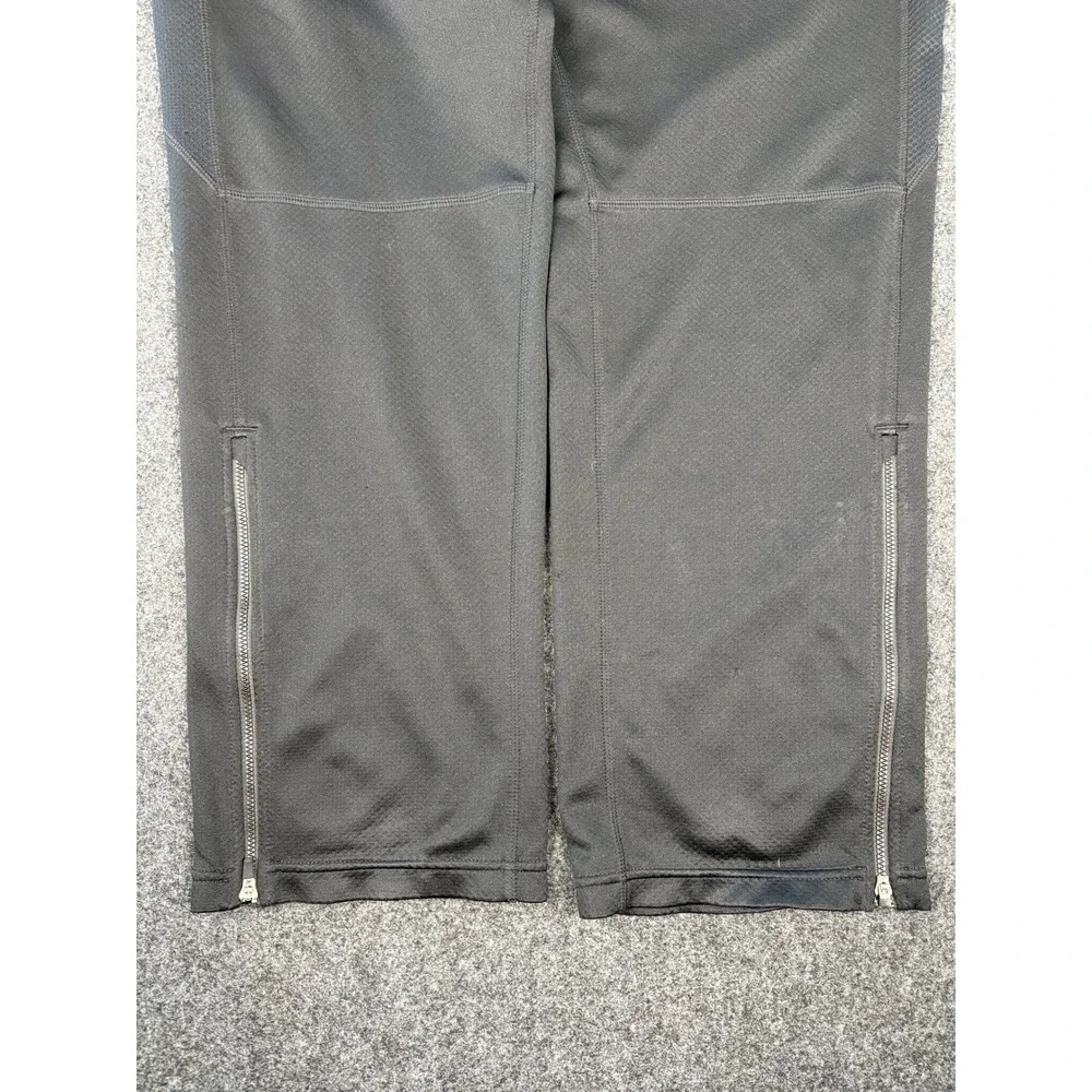 Nike Mens Dri-FIT Black Mesh Athletic Pants Zipper Hem Pockets RN56323 Size M